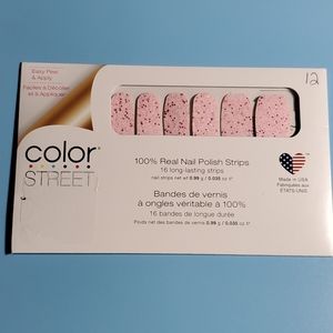 COLOR STREET NAIL POLISH "Pink Warrior" Glitter